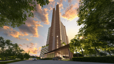 Cinematic Entrance to Queenswoodz Bukit Jalil Luxury Condo